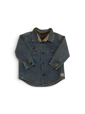 Gap denim  long Sleeve button down shirt